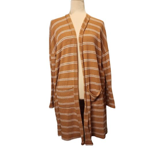 BETSEYS BOUTIQUE SHOP Cozy Casual Thermal Coverup Cardigan XL - Picture 6 of 8